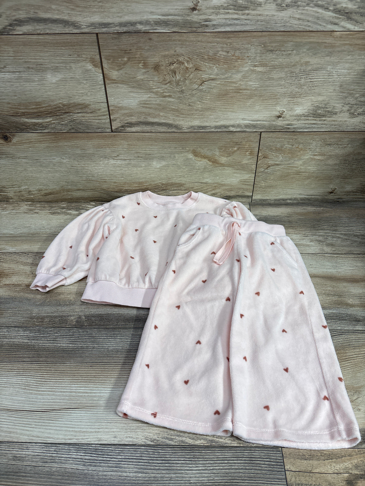 Cat & Jack 2pc Pullover Sweatshirt & Joggers Set Pink sz 2T
