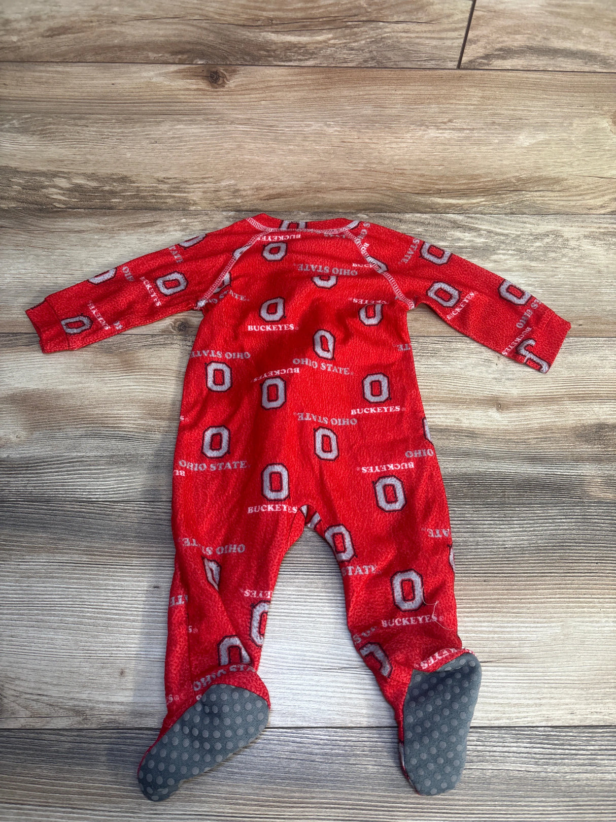 Gen2 Ohio State Buckeyes Footie Sleeper Red sz 3/6m