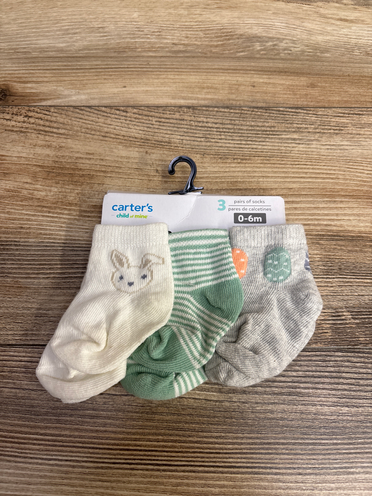 NEW Child of Mine 3pk Socks sz 0-6m