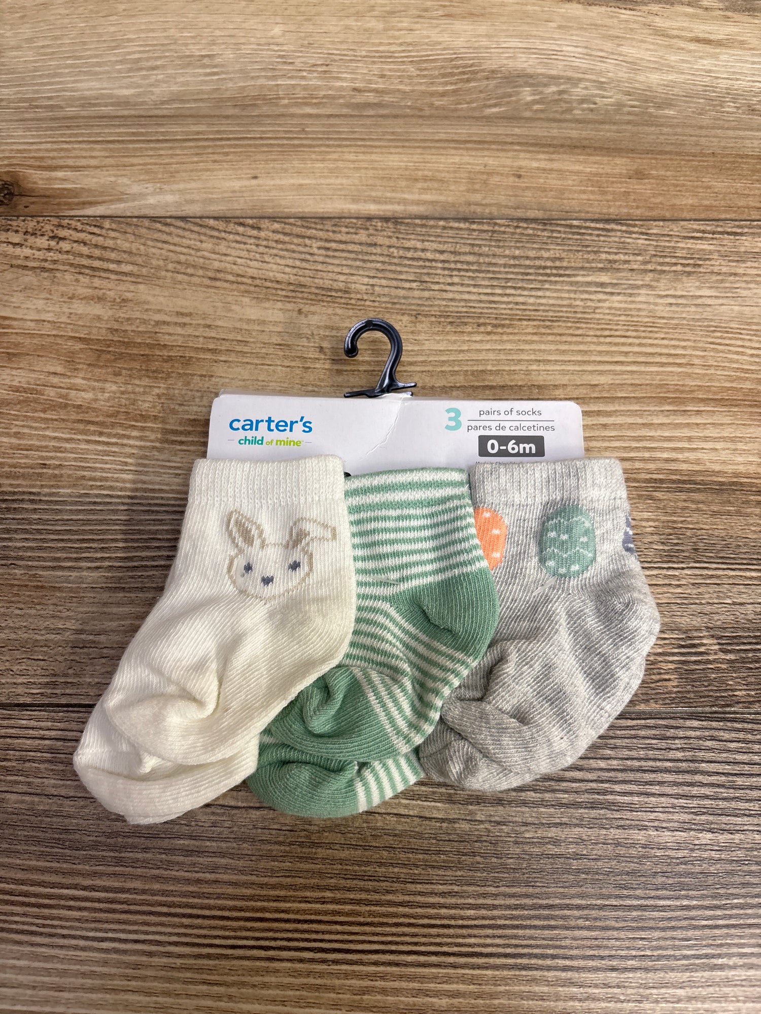 NEW Child of Mine 3pk Socks sz 0-6m