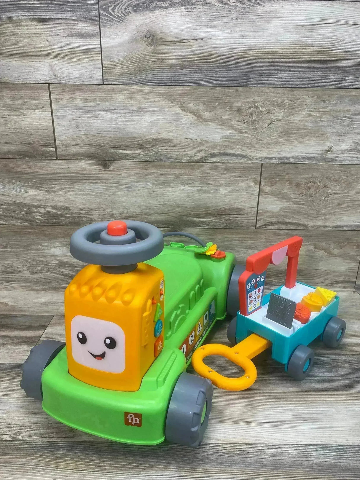 Fisher Price Laugh Learn 4-in-1 Farm to Market Tractor Ride-on - Me n Mommy To Be