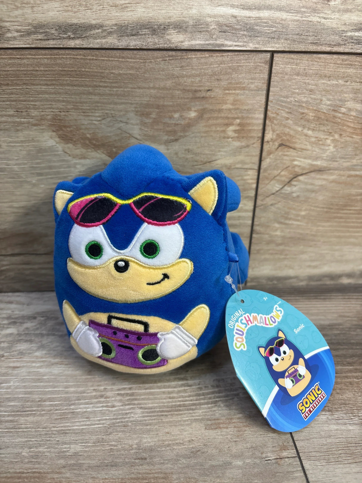 NEW Squishmallows 5'' Sonic The Hedgehog Boombox Plush