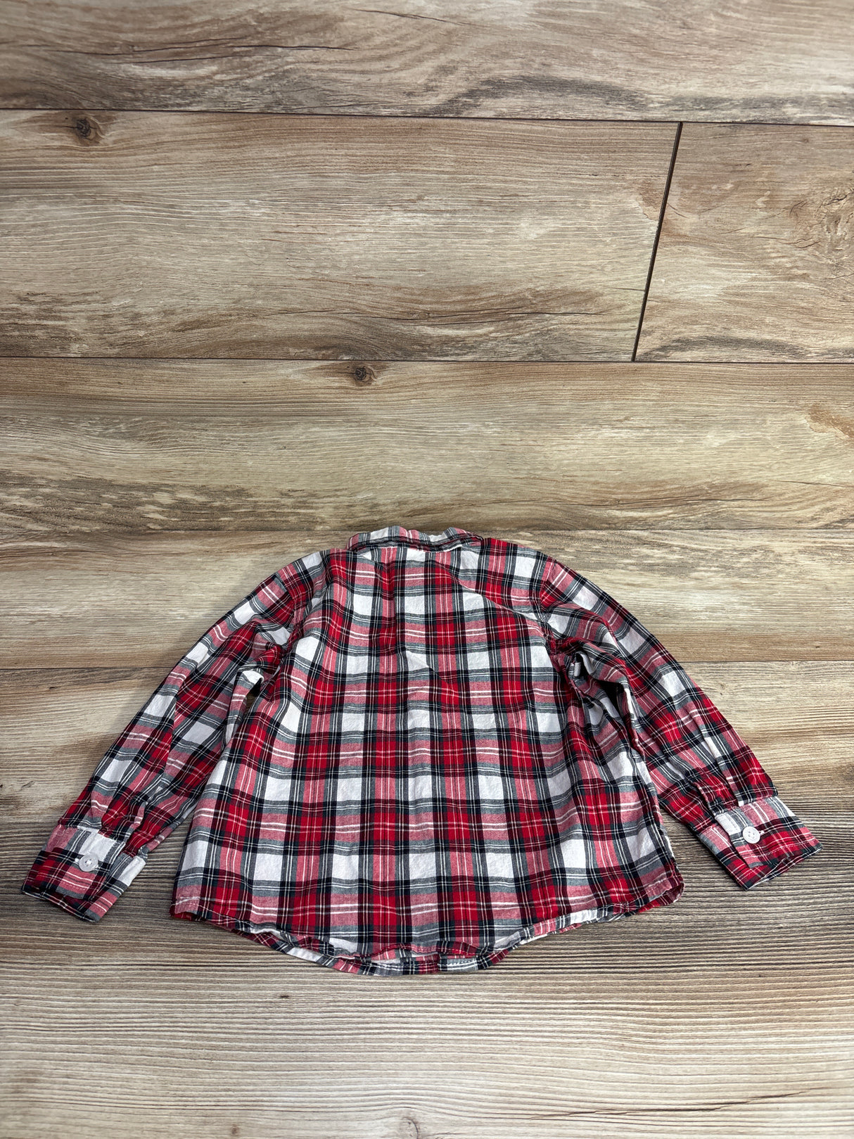 Old Navy Long Sleeve Plaid Flannel Red sz 3T