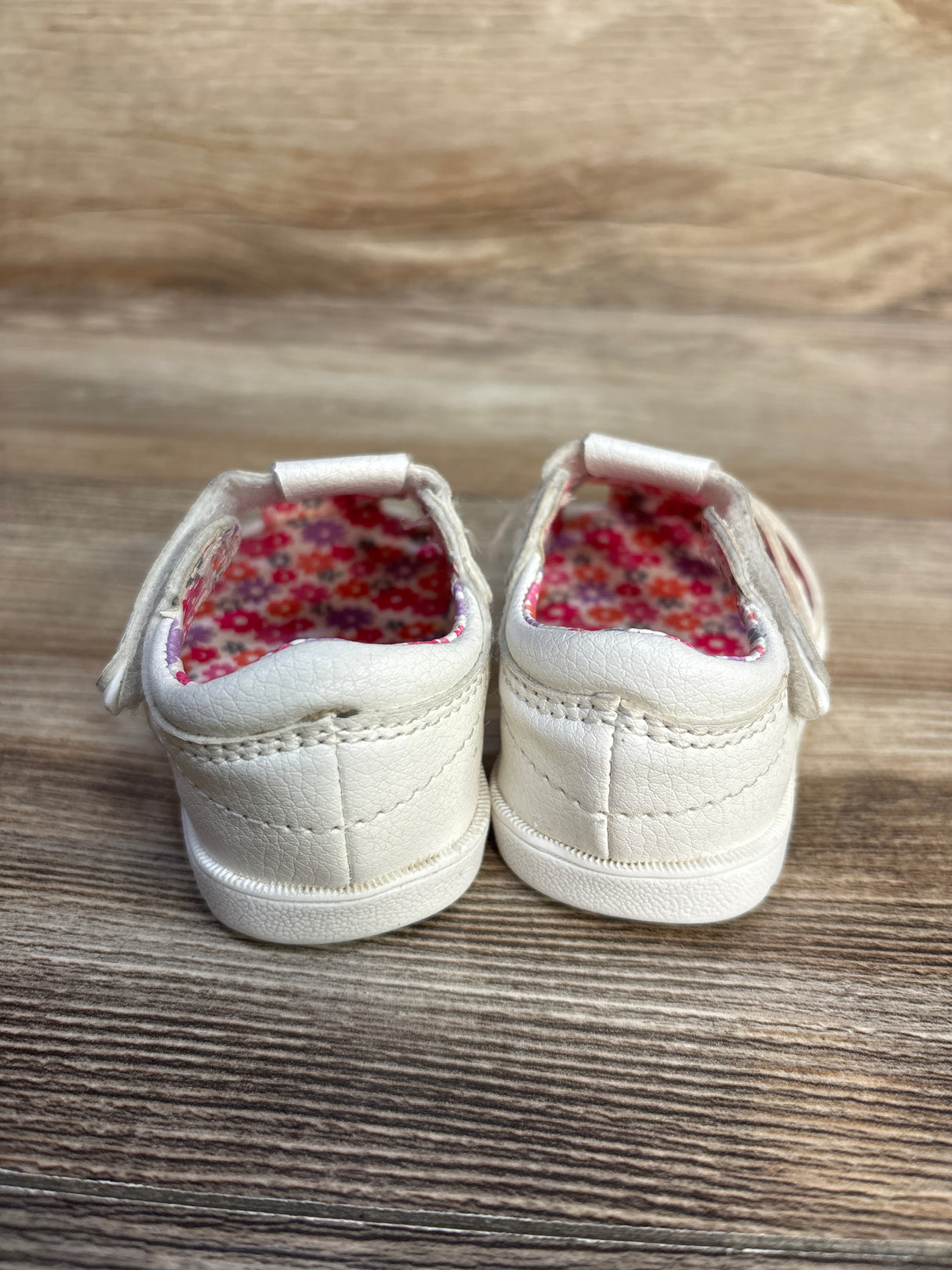 Wonder Nation Floral Fisherman Sandals White sz 2c