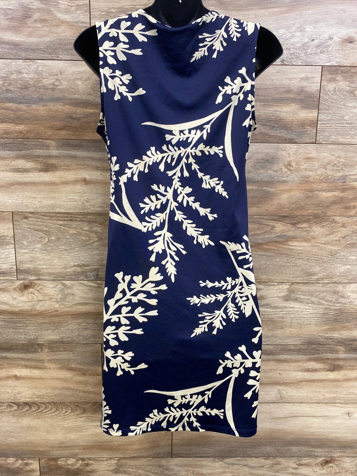 Lilac Sleeveless Dress Navy sz Large - Me n Mommy To Be