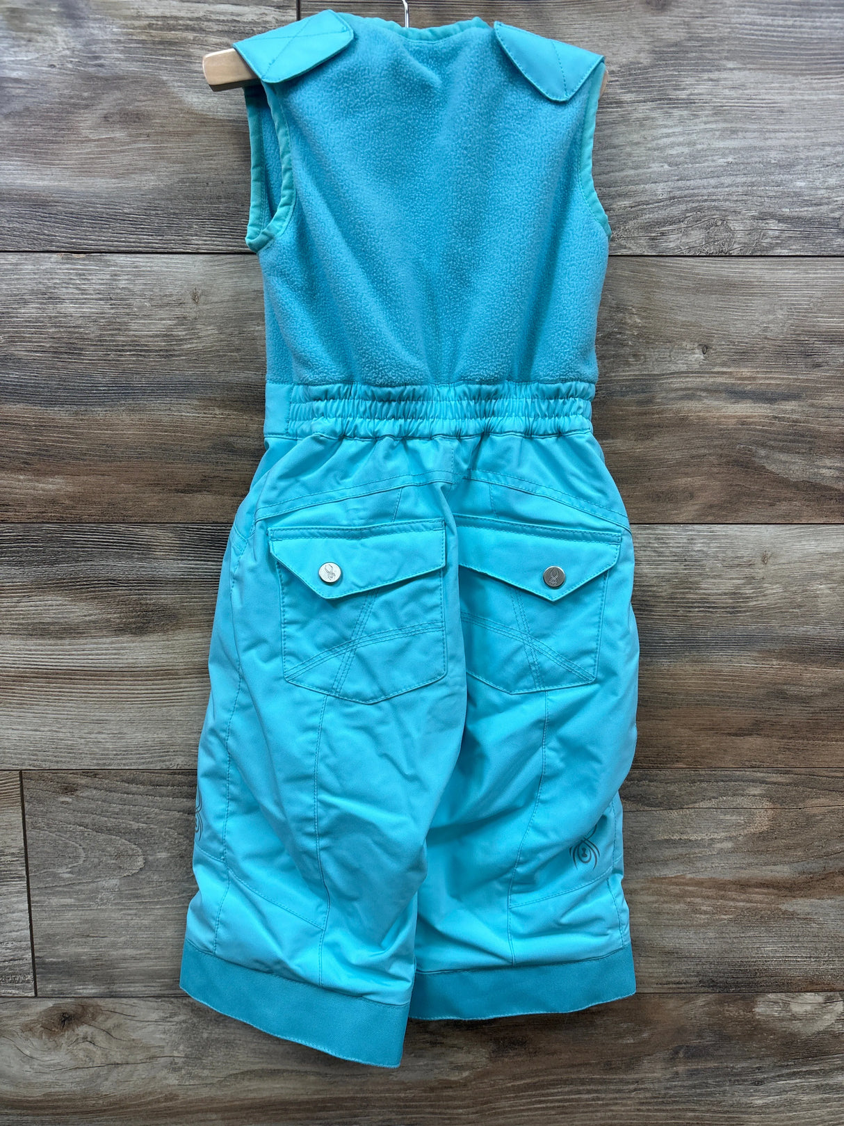 Spyder Bitsy Tart Snow Pants Ski Bib Turquoise sz 2T