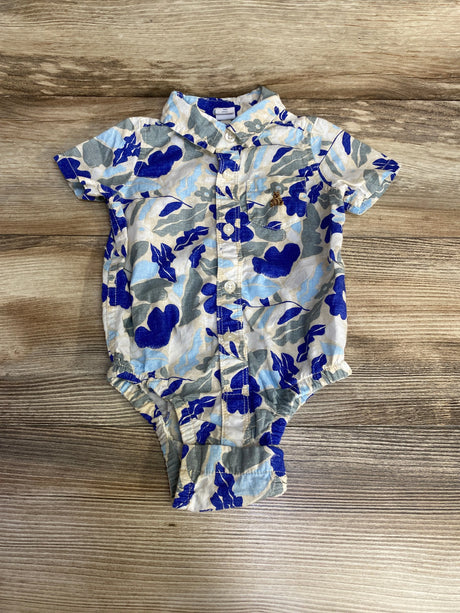 Baby Gap Button-Up Bodysuit Beige sz 6-12m - Me n Mommy To Be