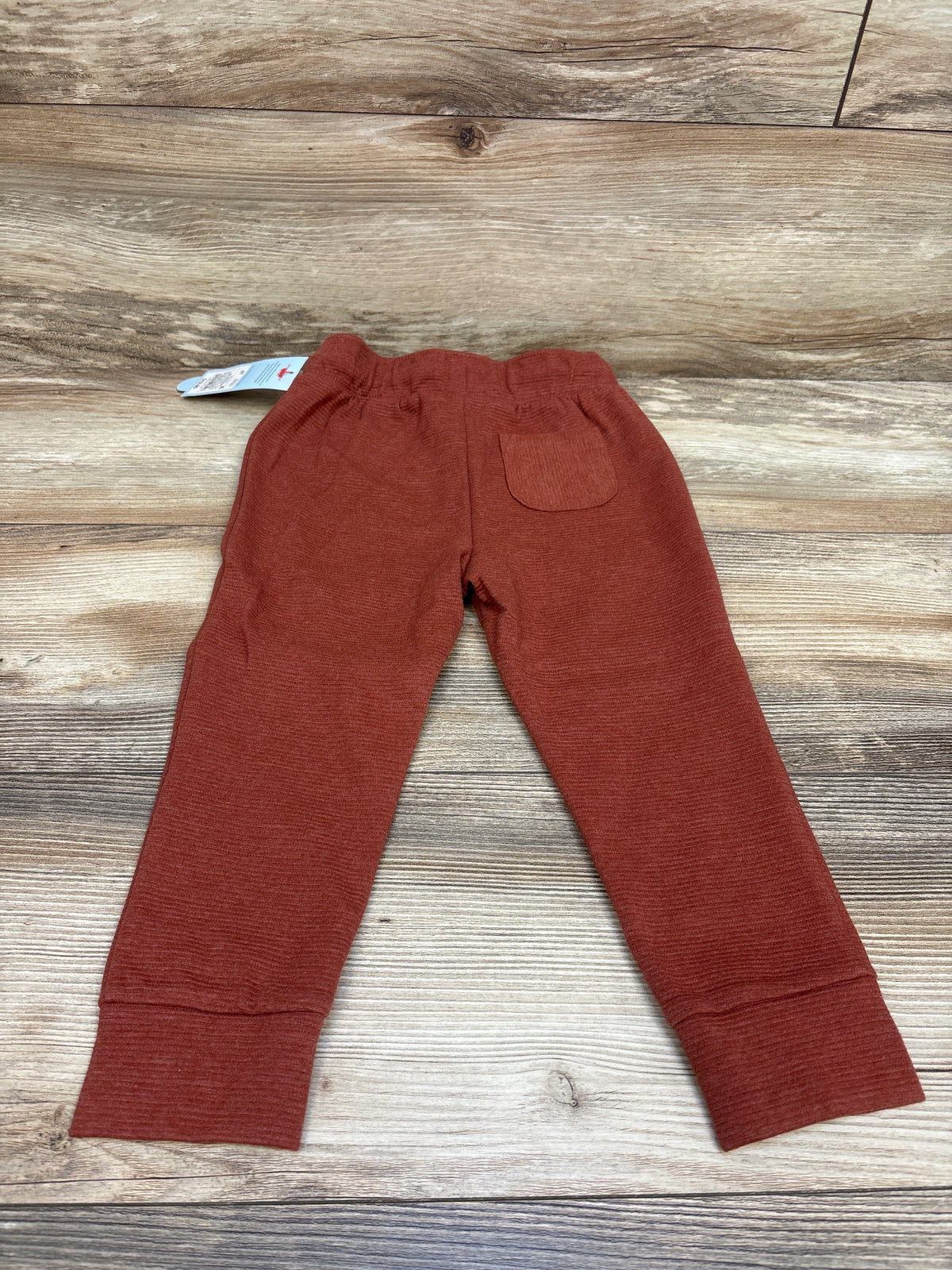 NEW Cat & Jack Ottoman Knit Joggers in Fiery Brown sz 3T