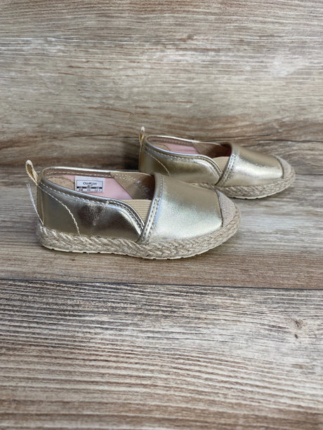 OshKosh Belle Espadrille Casual Shoes Gold sz 5c - Me n Mommy To Be