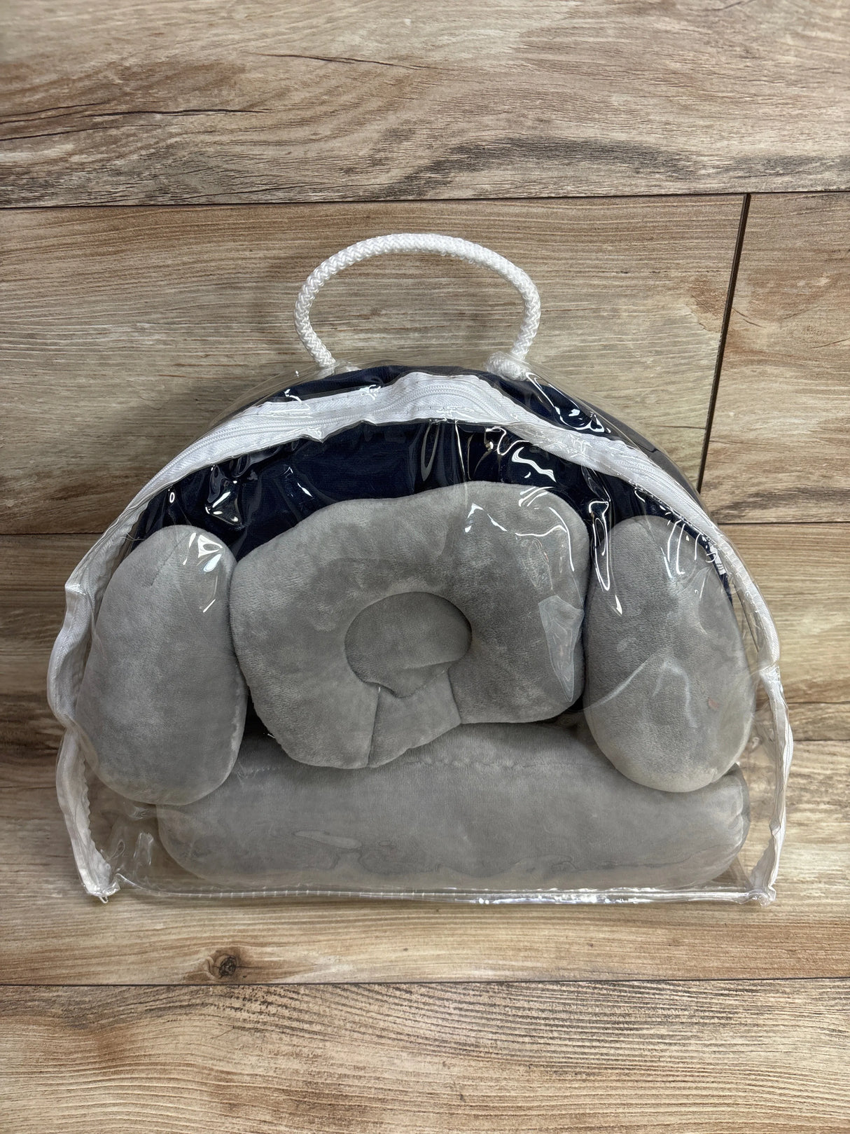 Antolik Baby Lounger - Grey/Navy