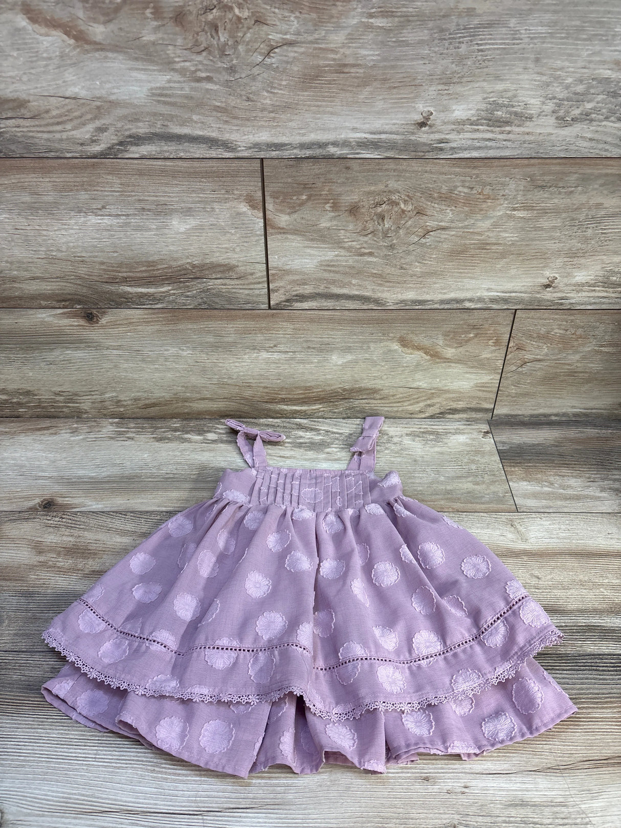 Sincerely Jules Girl Layered Sleeveless Dress Purple sz 18m