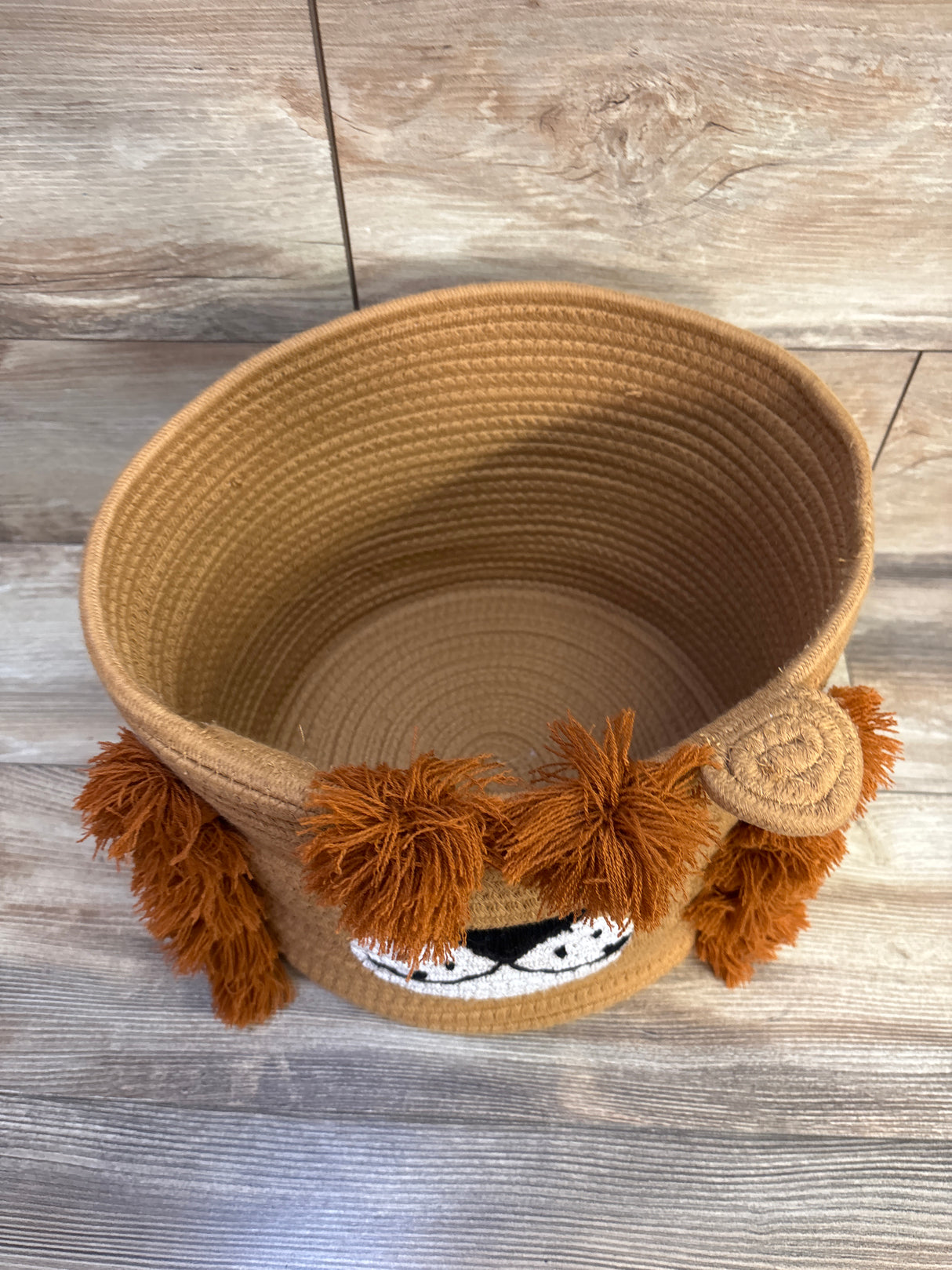 Pillowfort Lion Coiled Rope Basket
