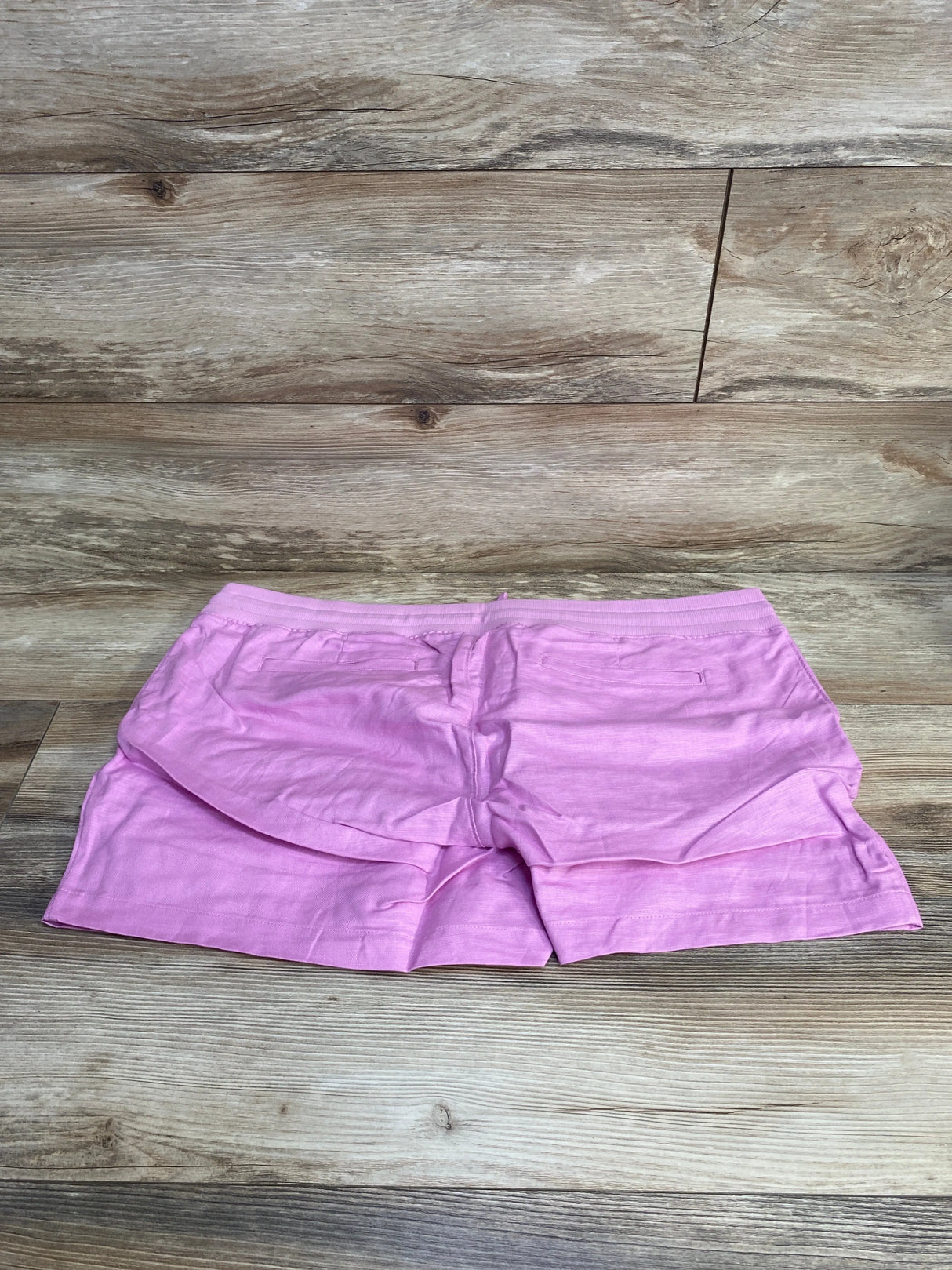 NWOT Gap Maternity Linen-Cotton Shorts Pink sz XL - Me n Mommy To Be