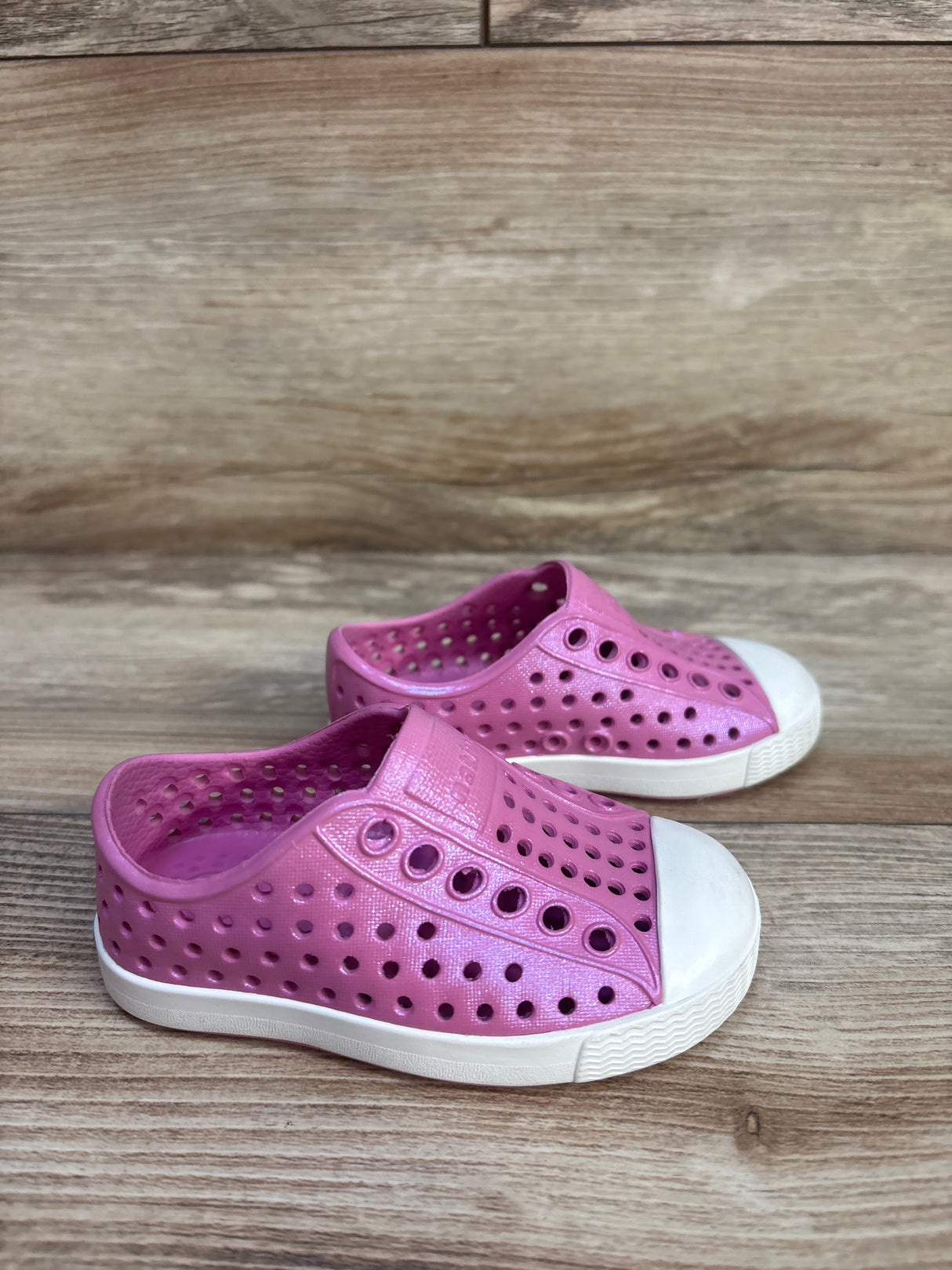 Native Jefferson Slip On Hollywood Pink Shoes sz 4c