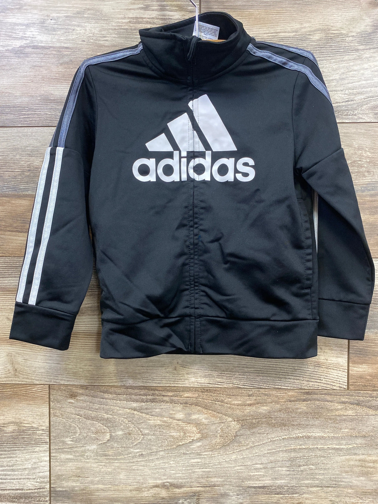 Adidas Full Zip Active Track Jacket Black sz 4T