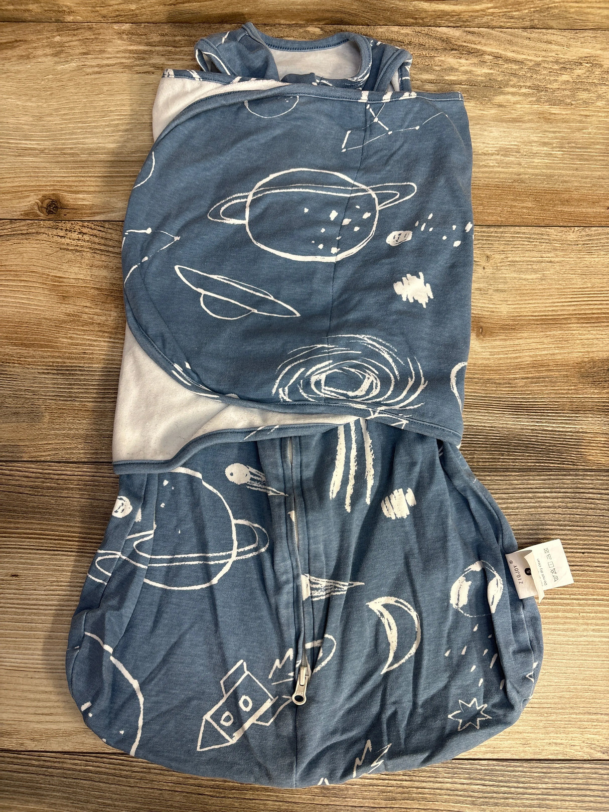 Zigjoy Space Sleepsack Swaddle Blue sz 0-3m