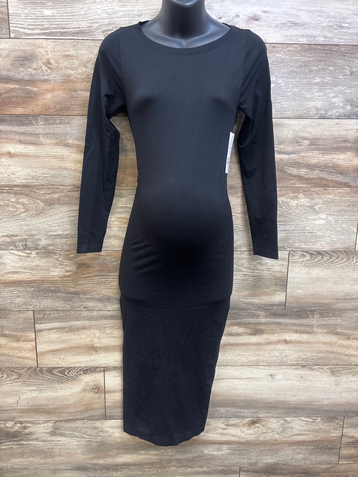 NEW Isabel Maternity Long Sleeve Dress Black sz Small