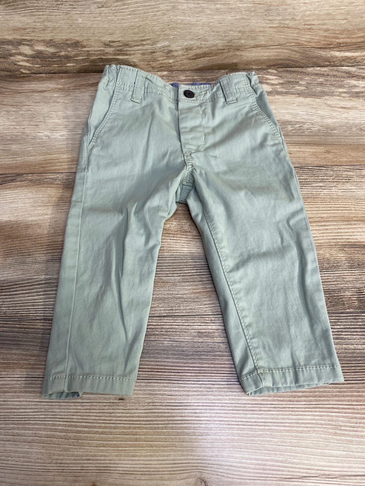 Oshkosh Pull On Pants Green sz 12m - Me n Mommy To Be
