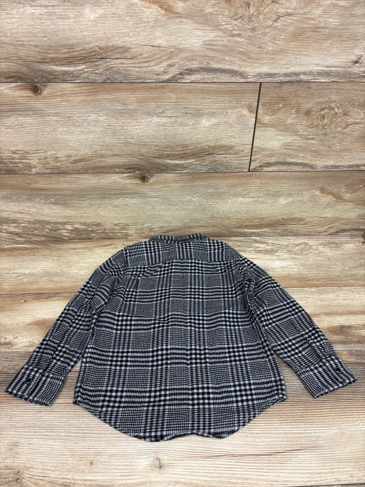 NEW Baby Gap Organic Cotton Flannel Shirt in Grey Heather sz 5T