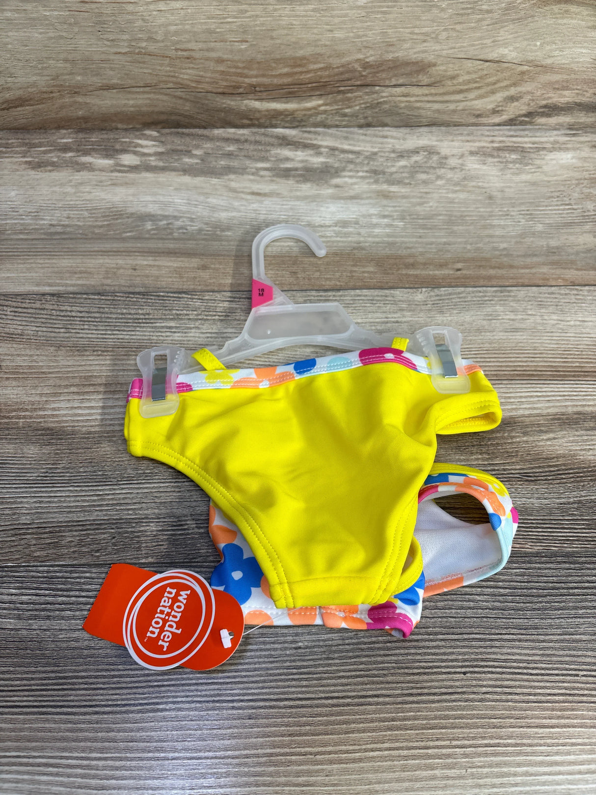 NEW Wonder Nation 2pc Swimsuit Yellow sz 18m - Me n Mommy To Be