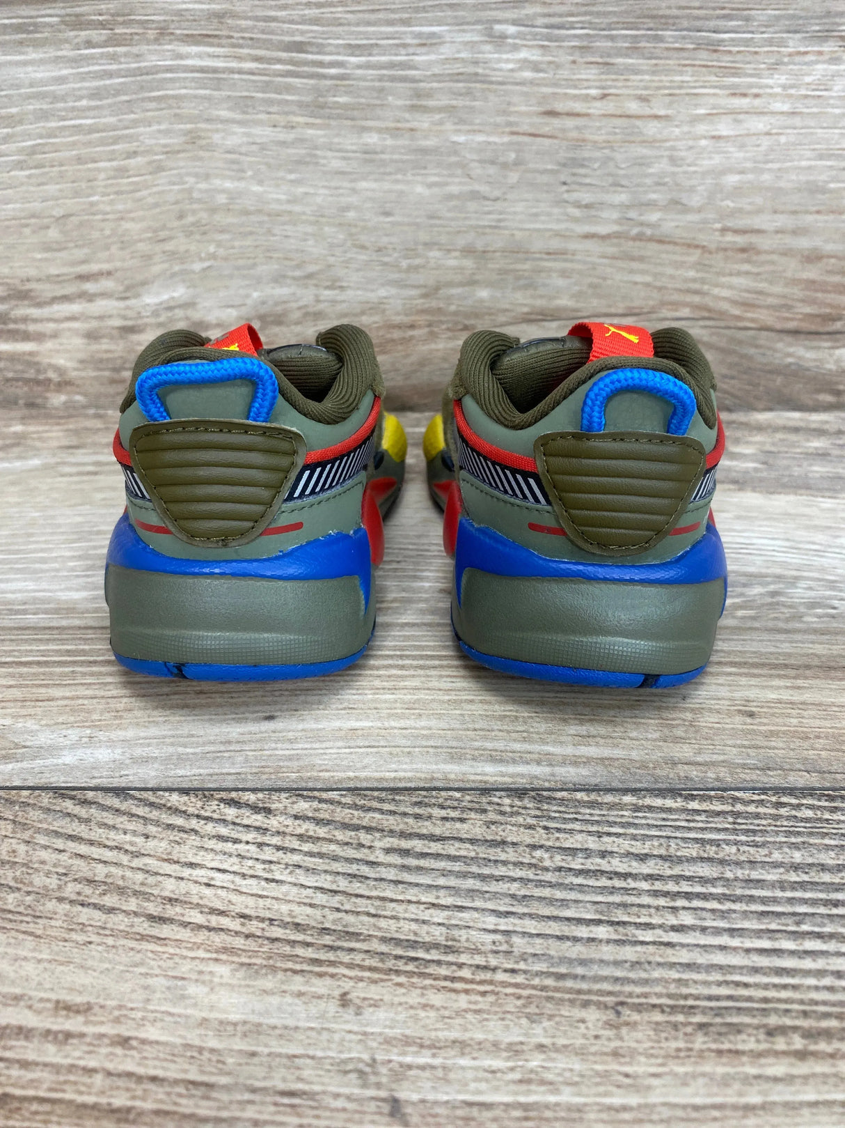 Puma RS-X Militia Sneakers in Olive Green sz 4c - Me n Mommy To Be