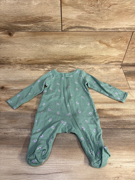Just One You Floral Sleeper Green sz 3m - Me n Mommy To Be