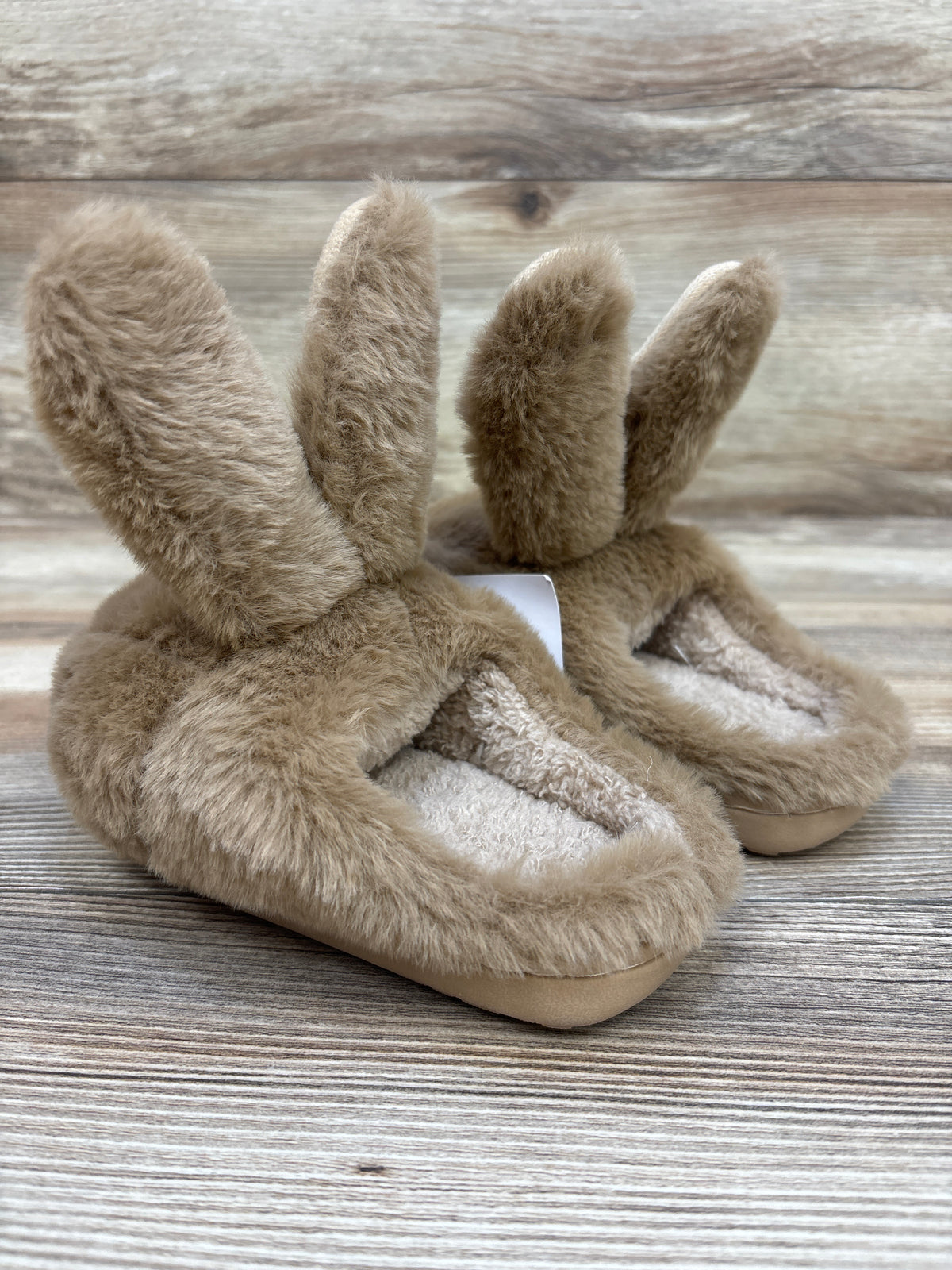 NEW Fadezar Plush Bunny Slippers Brown sz 8c