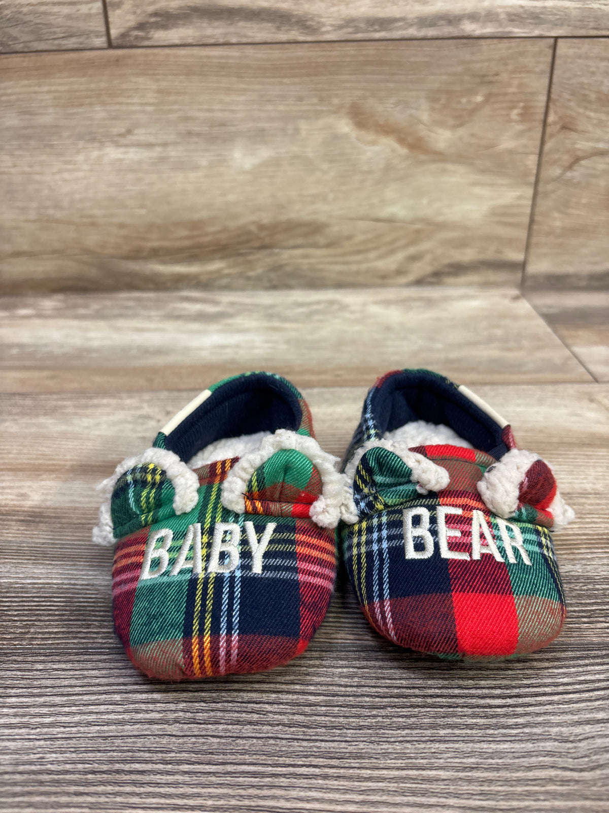 Dearfoams Baby Bear Slippers sz 4c
