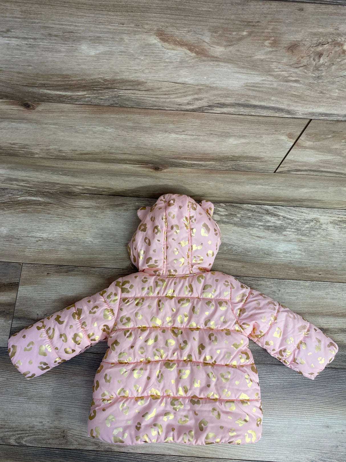 Carter's Snowsuit Jacket & Bib Set Pink Leopard sz 12m