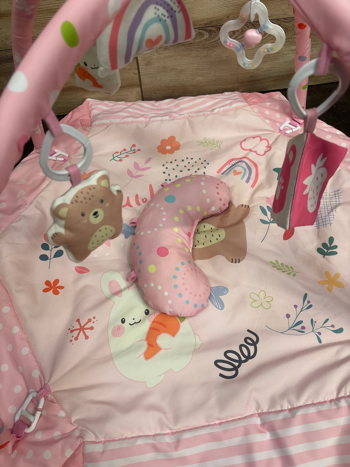 Jyusmile Baby Gym Play Mat - Pink