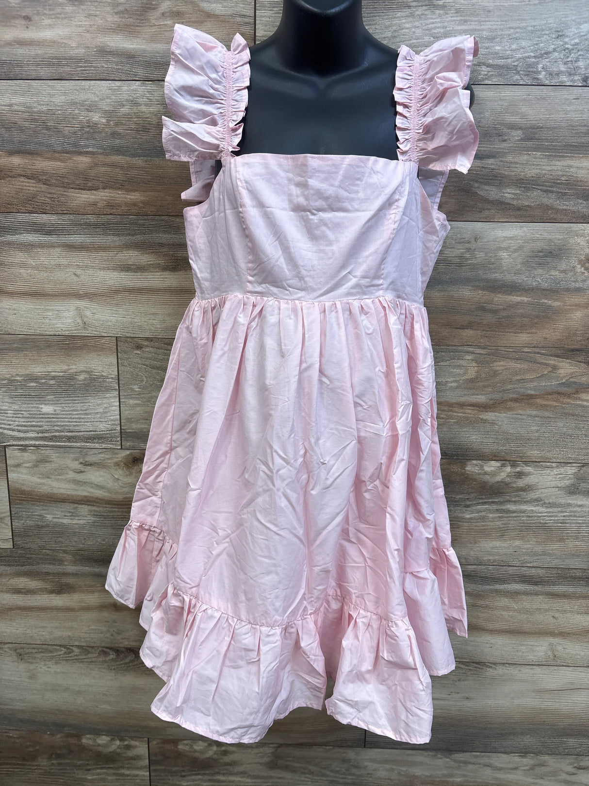 NEW Club L London Dolly Daze Ruffle Sleeve Babydoll Maternity Mini Dress Pink sz Large