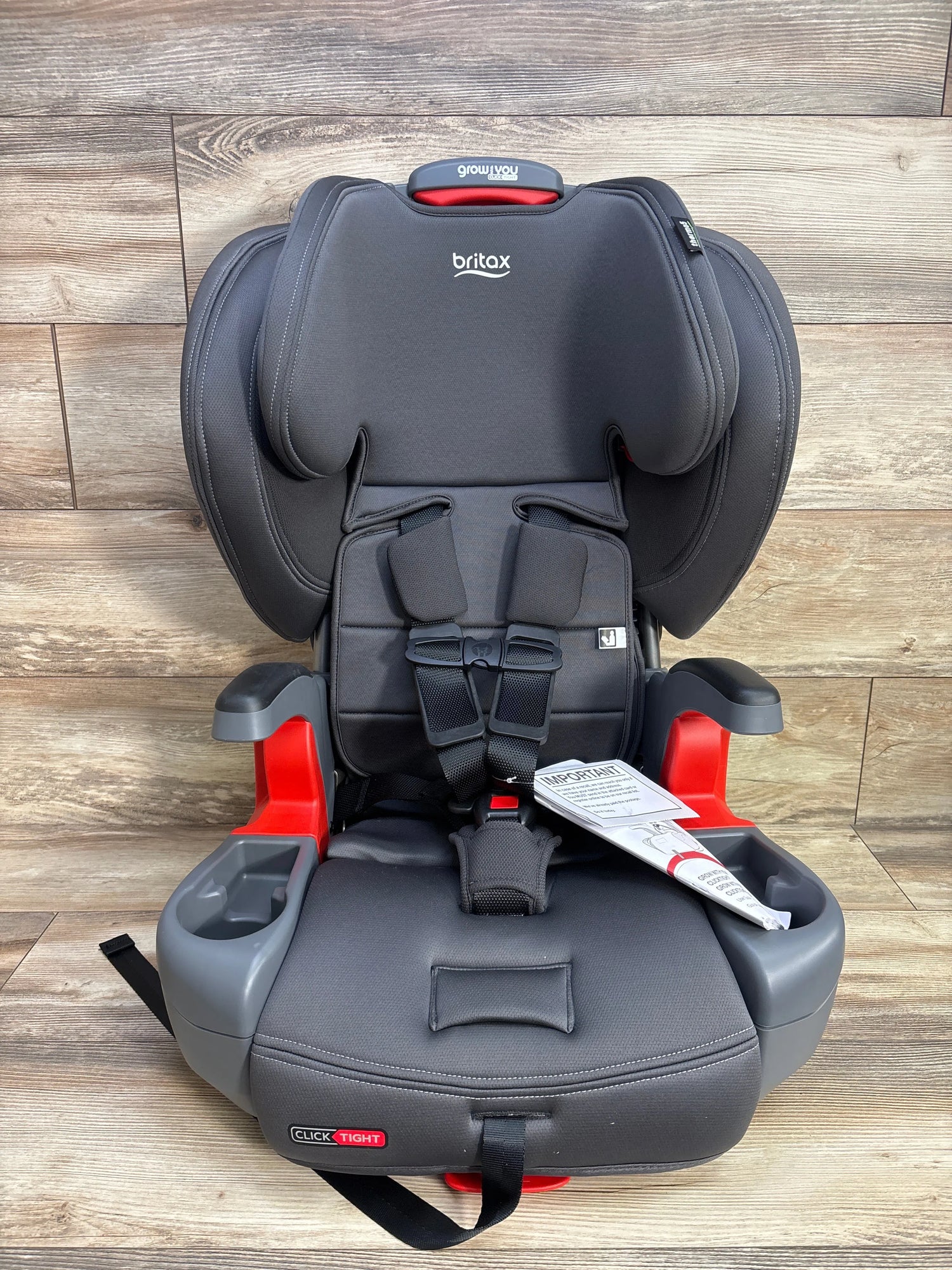NEW Britax Grow With You ClickTight Harness-2-Booster Car Seat Cool N Dry 25-120lbs
