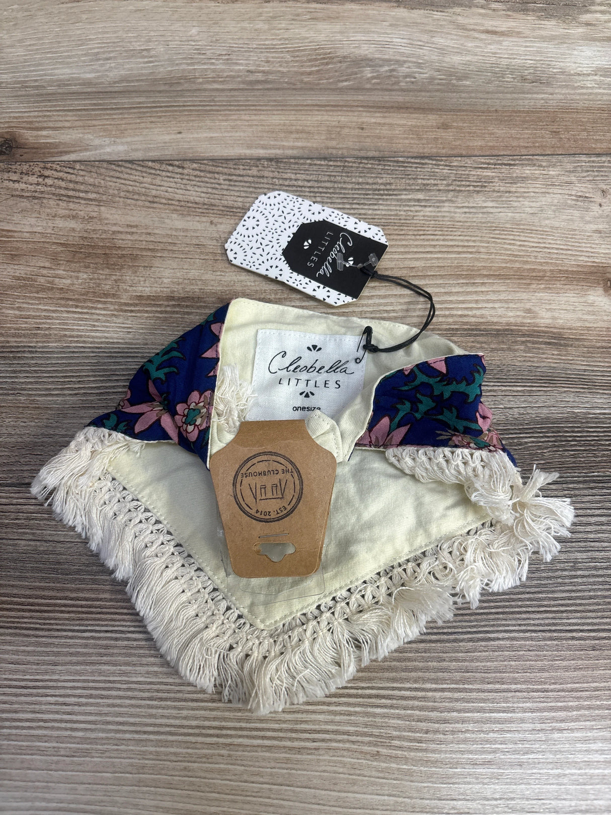 NEW Cleobella Littles Bandana Bib - Blue