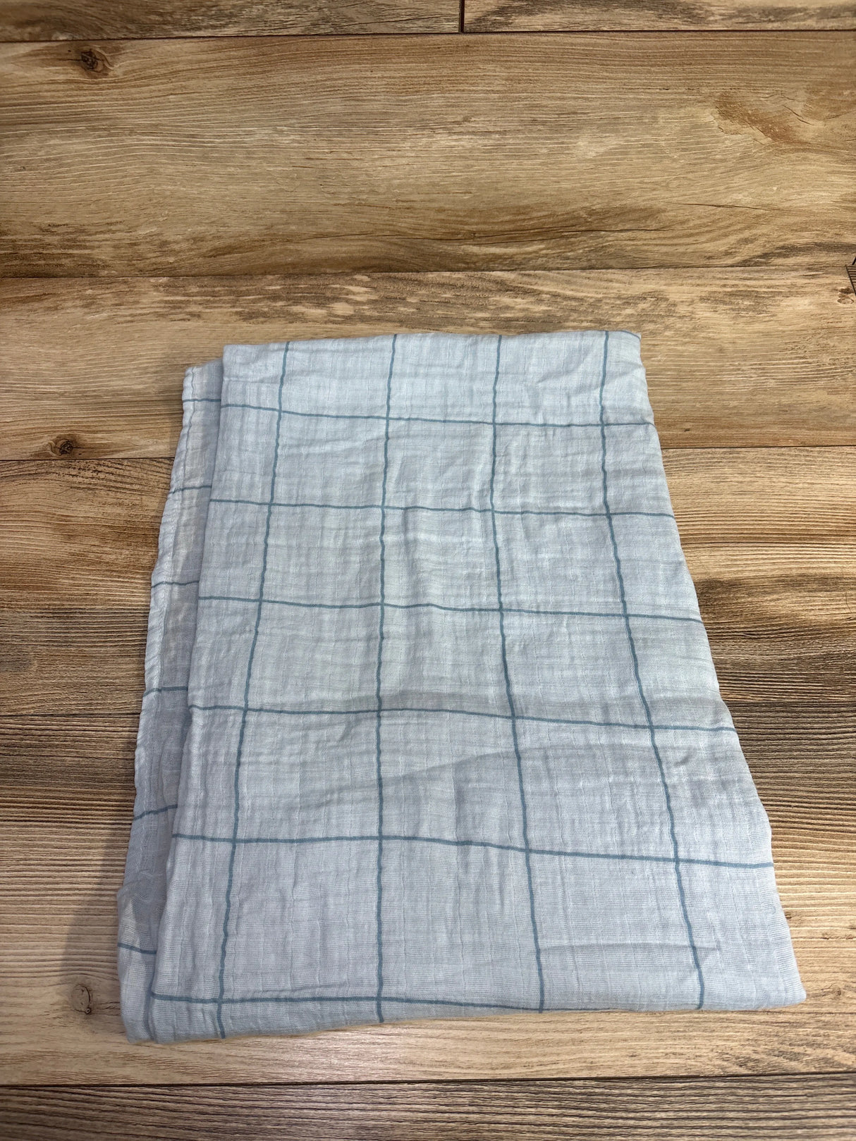 Cloud Island Muslin Swaddle Blanket, Blue