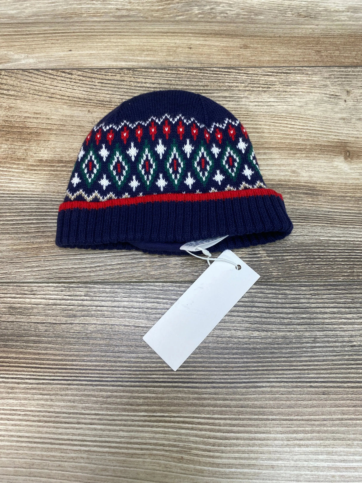 NEW Janie & Jack Fair Isle Beanie Blue Sz 0-3m - Me n Mommy To Be