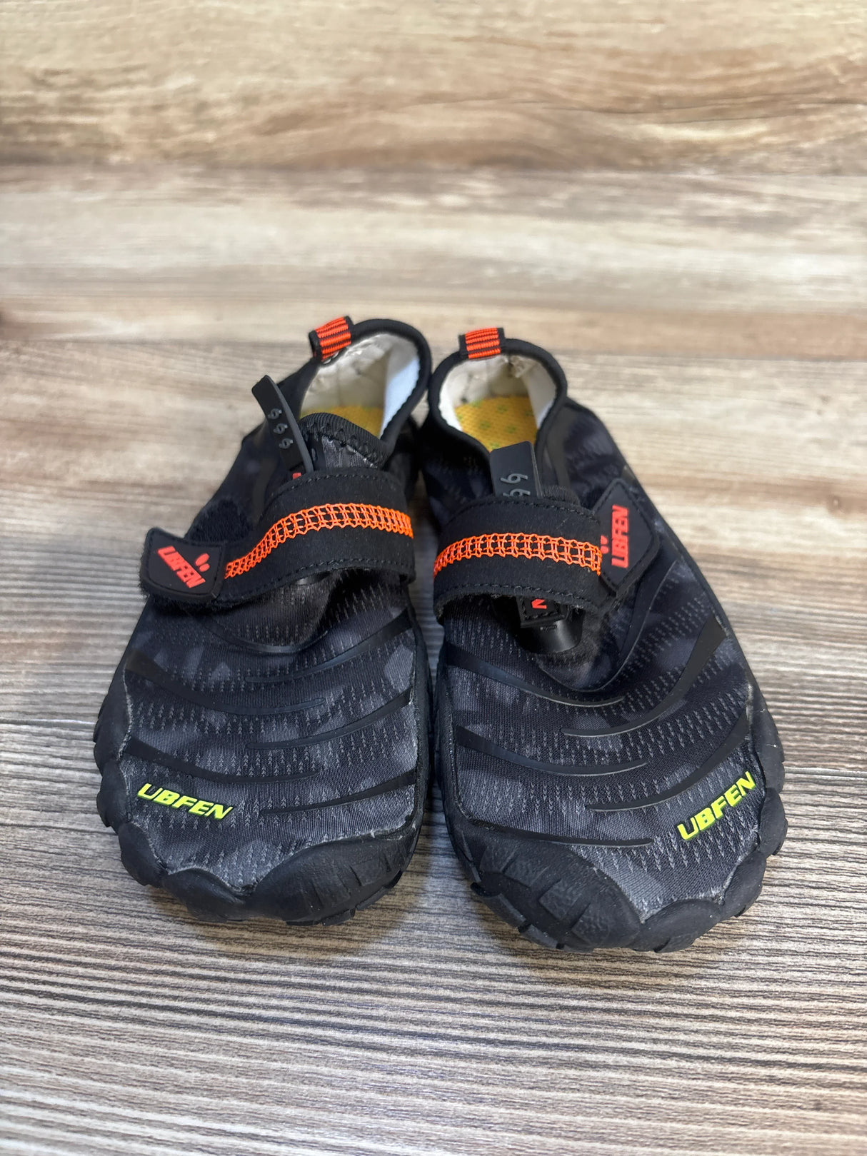 UBFEN Aqua Socks Barefoot Water Shoes Black sz 12c