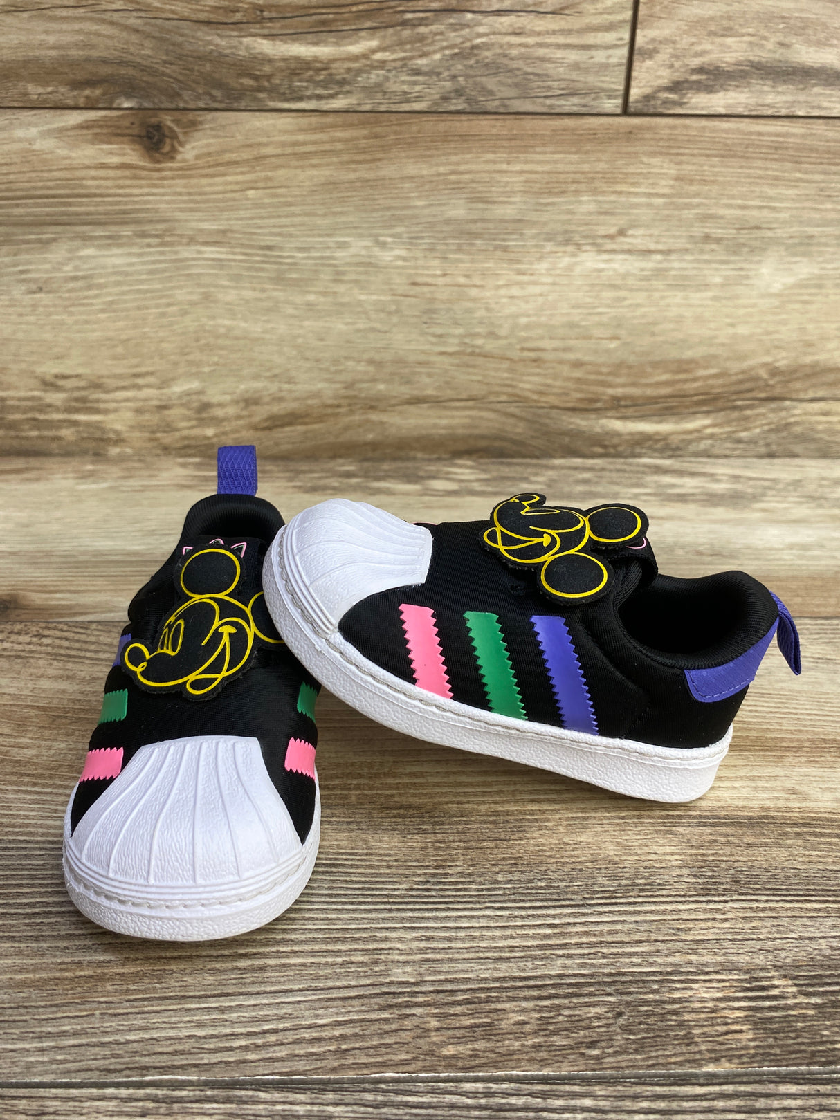 Adidas x Disney Superstar 360 Sneakers Black sz 5.5c