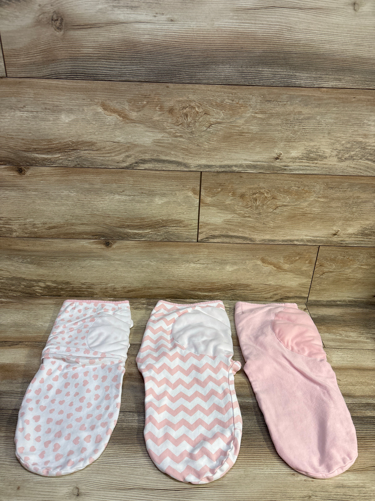 Comfy Cubs 3pk Swaddle Wraps Pink sz 0-3m