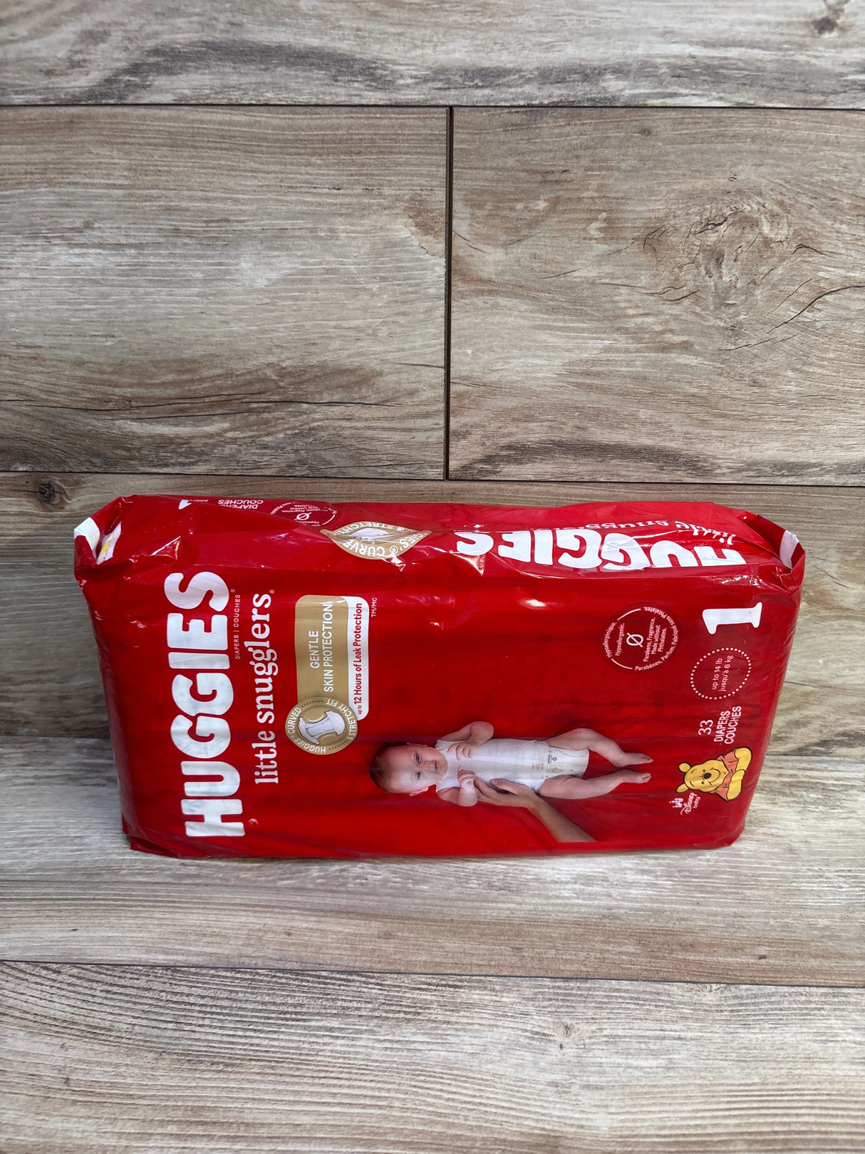 NEW Huggies Little Snugglers Diapers Size 1 33ct.