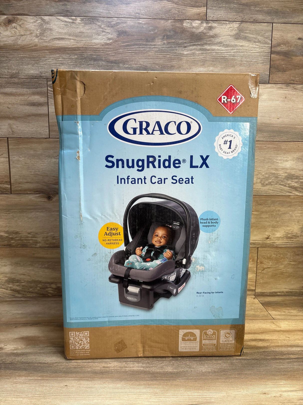 NEW Graco SnugRide LX Infant Car Seat in Elko Black