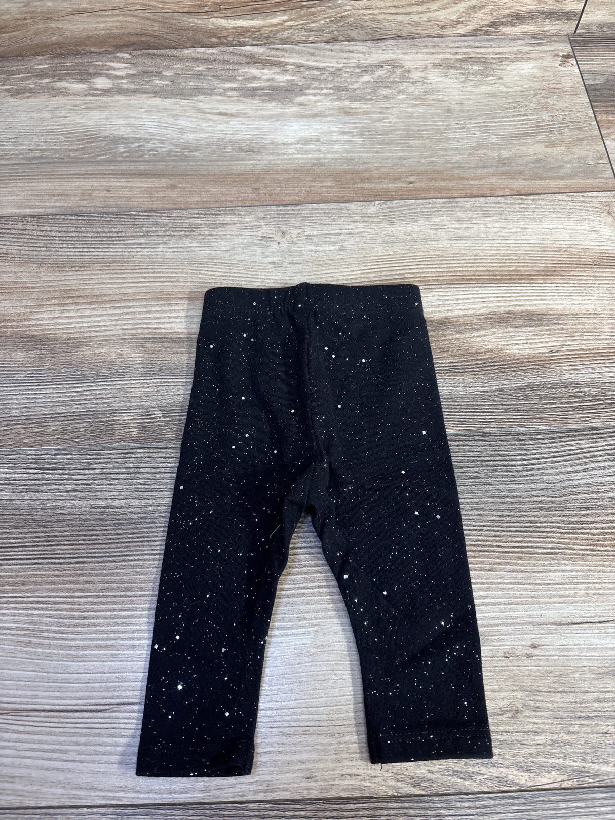 Okie Dokie Sparkly Leggings Black sz Newborn