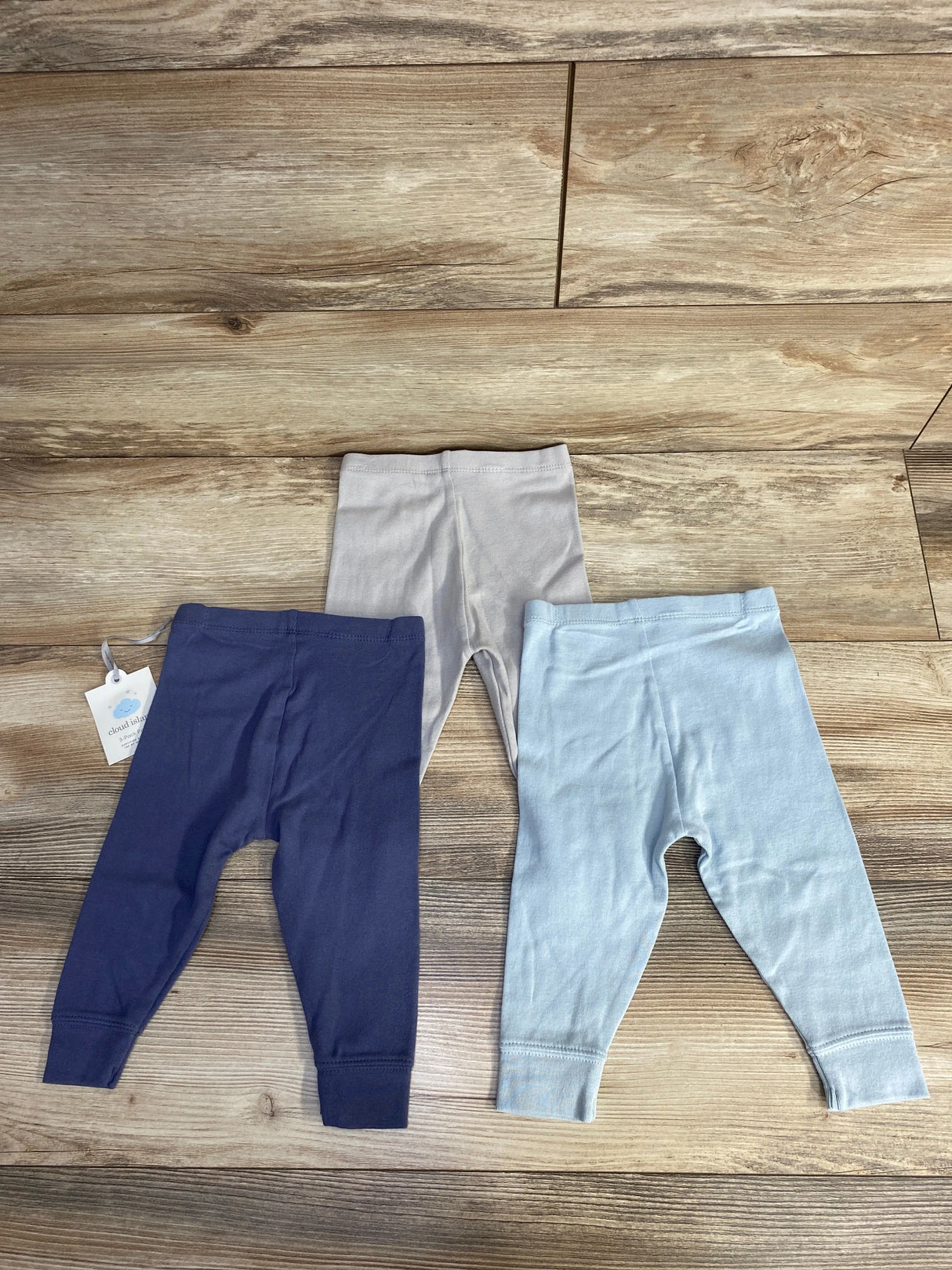 NEW Cloud Island 3pk Pants Blue sz 6-9m - Me n Mommy To Be