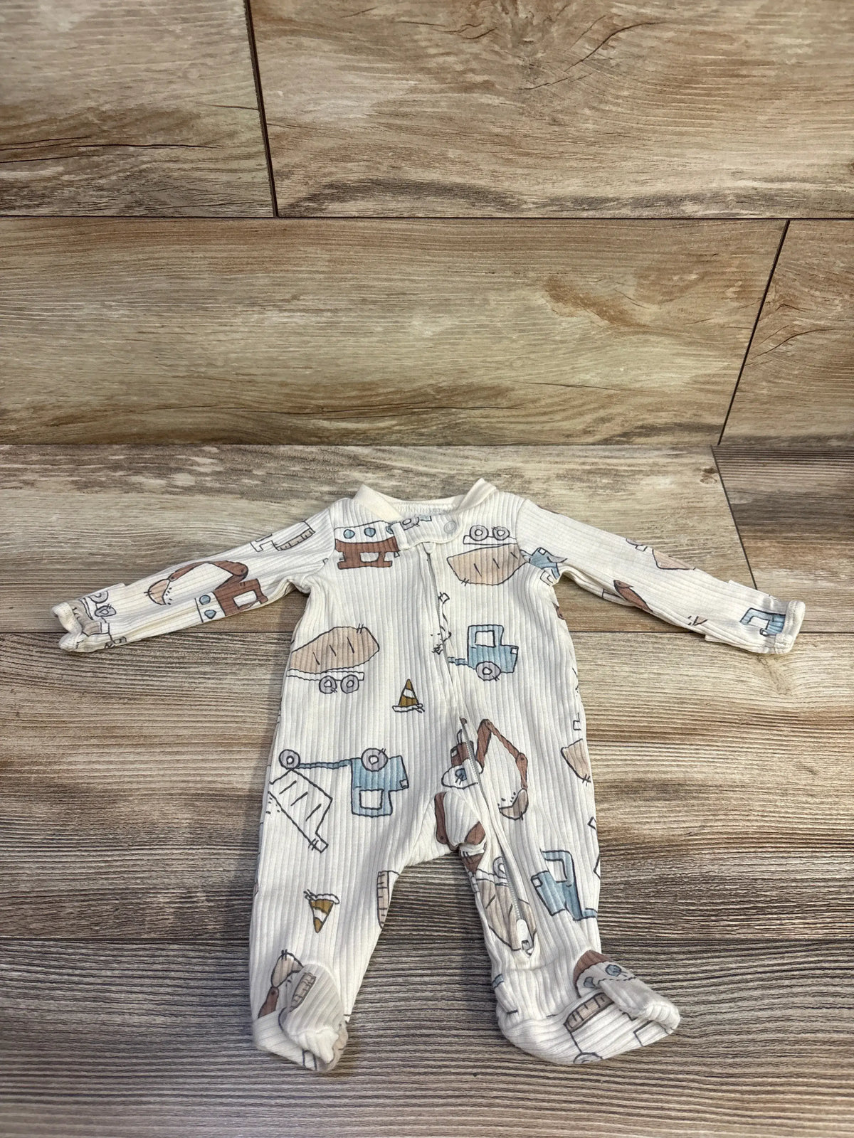 Carter's Ribbed Sleeper Ivory sz Preemie