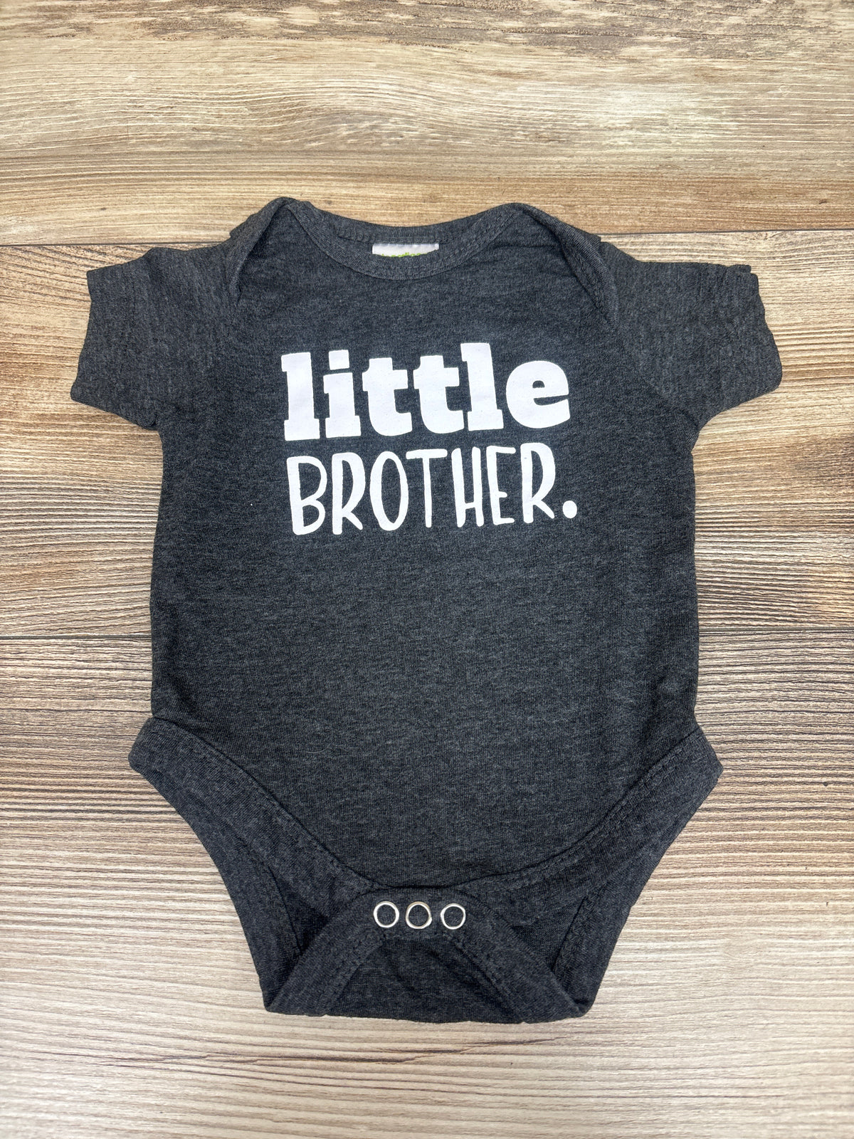 Unordinary Toddler Little Brother Bodysuit Grey sz 0-3m
