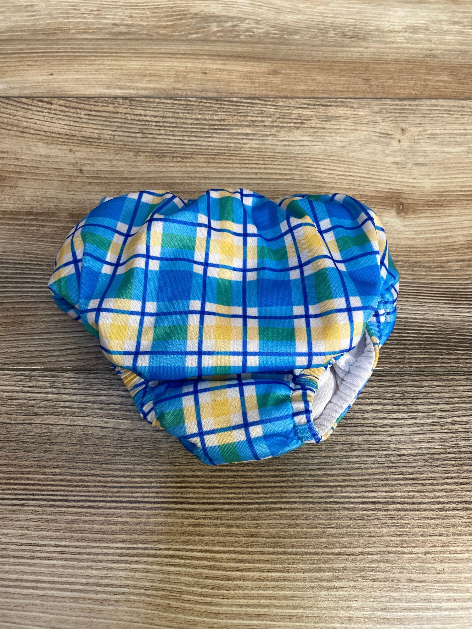iplay Plaid Swim Diaper Blue sz 18m - Me n Mommy To Be