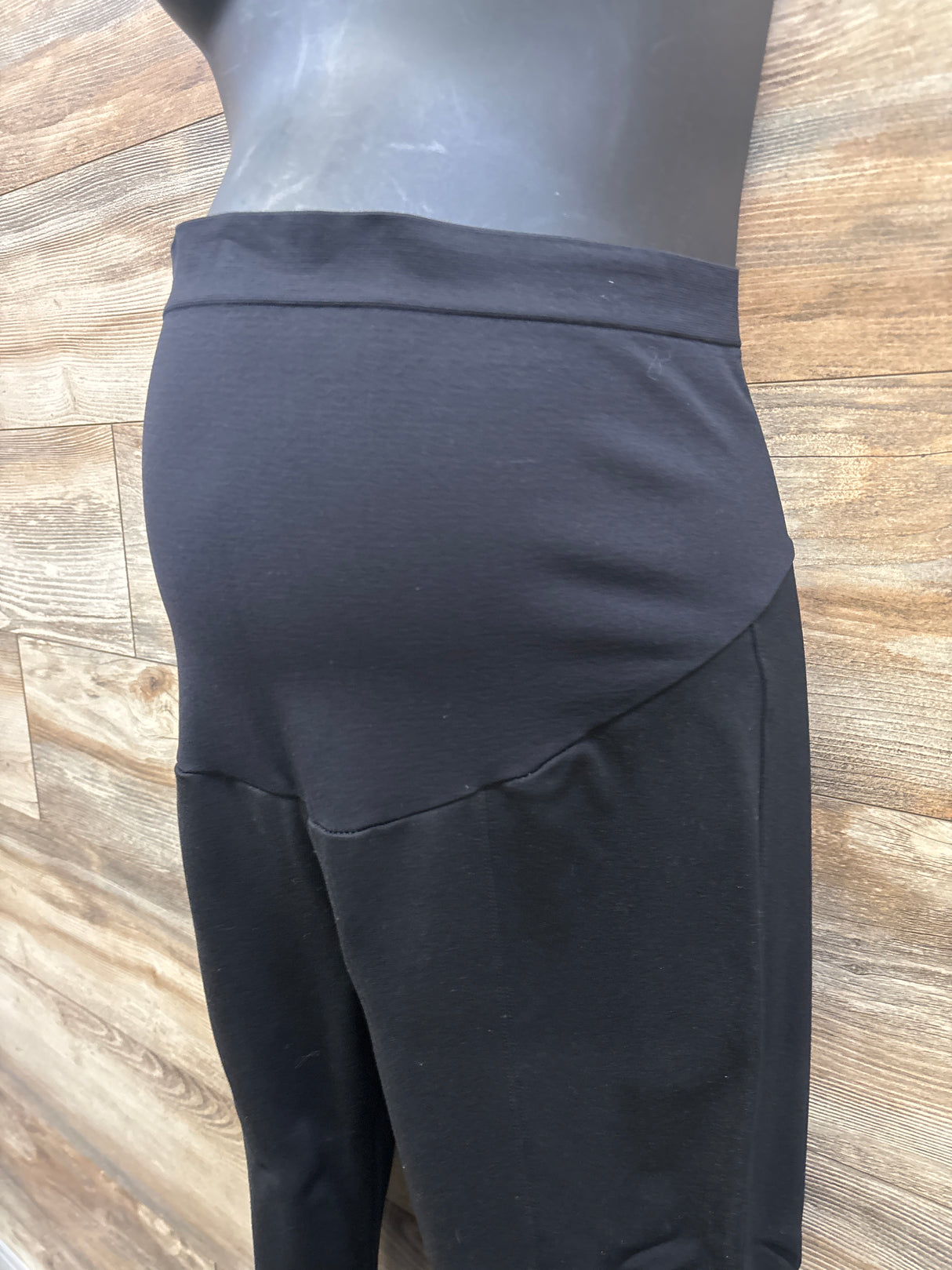 Old Navy Maternity Full-Panel Stevie Straight Pants Black sz Large