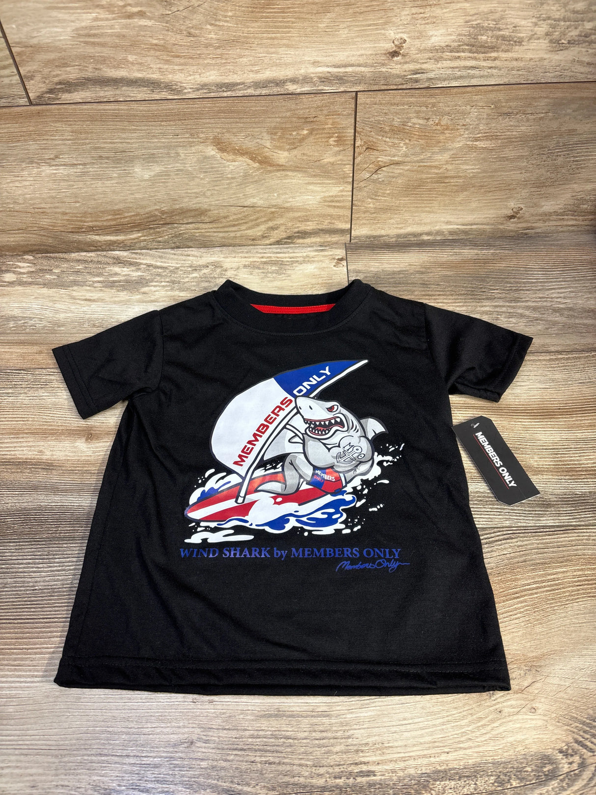 NEW Members Only Graphic Shirt Black sz 4T