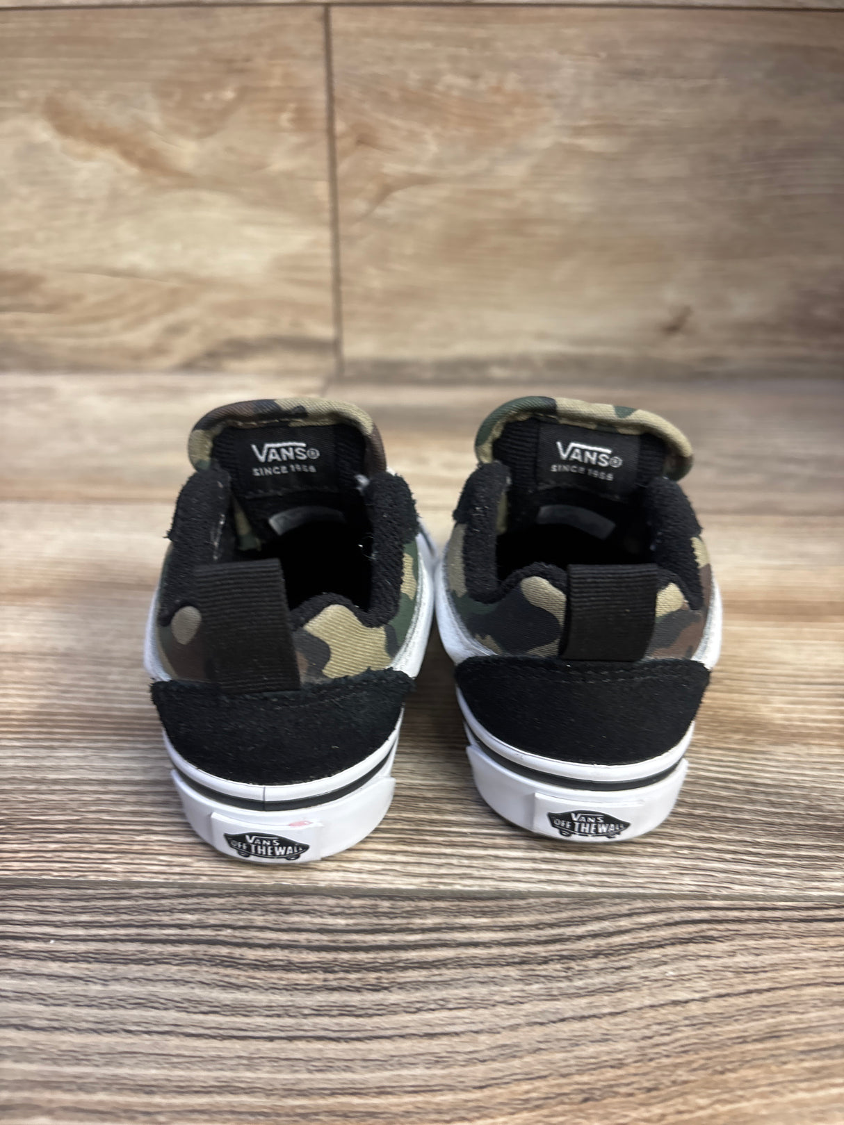 Vans Knu Skool Camo Sneakers Black sz 4c