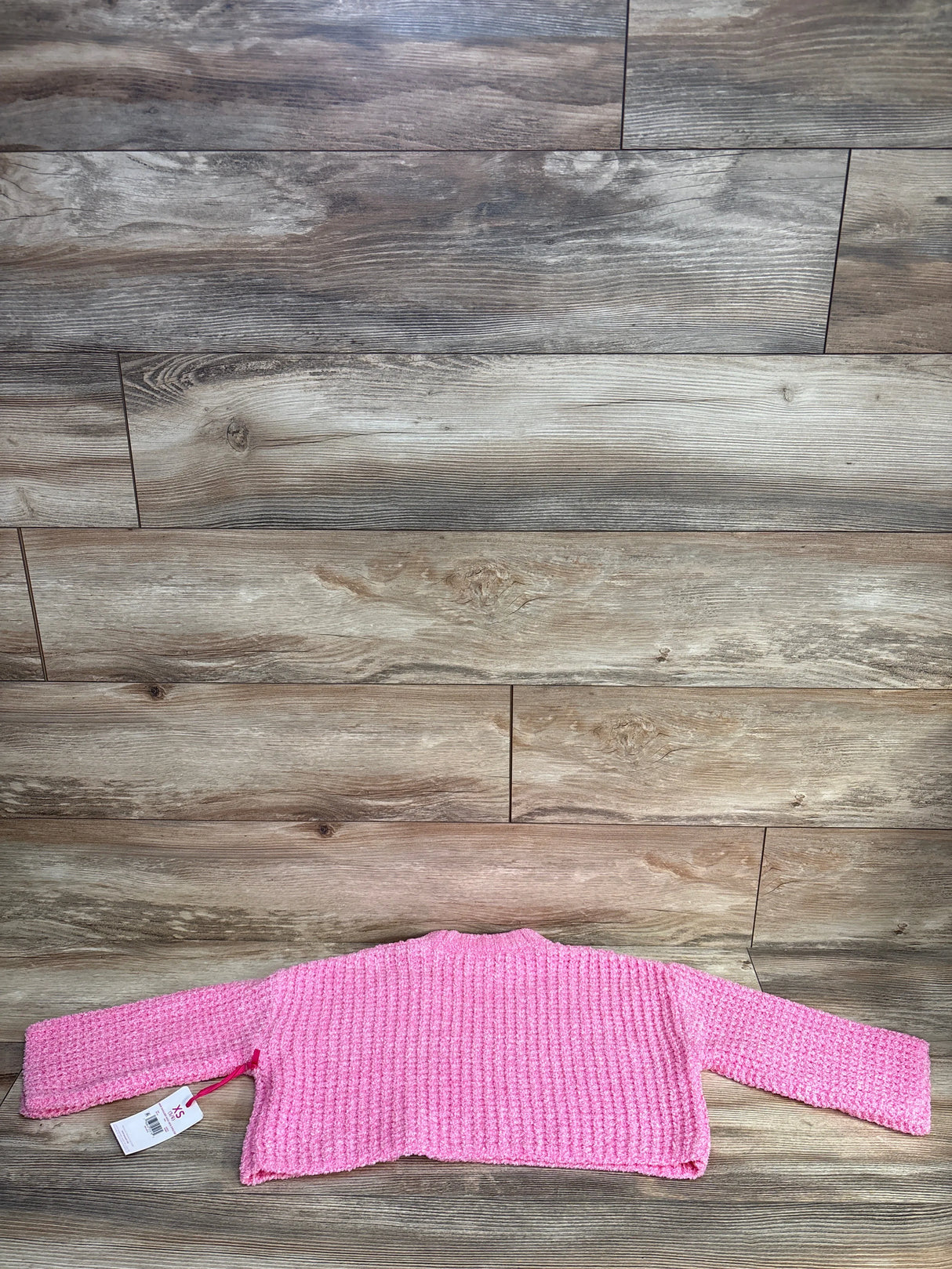 NEW Justice Drop Shoulder Mock Neck Sweater Pink sz 5/6T