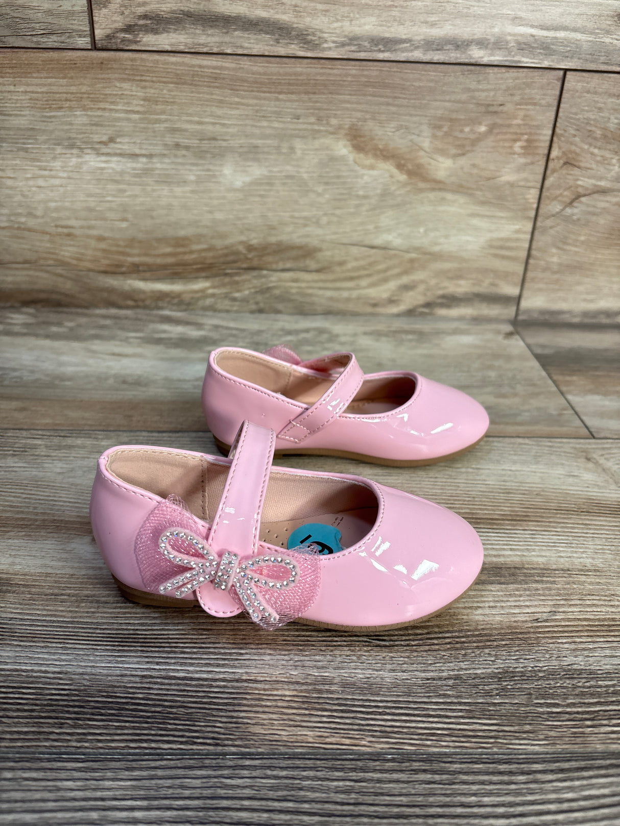 Link Comfort Bow Mary Jane Strap Ballet Flats Pink sz 6c